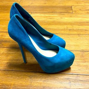 Turquoise Pumps